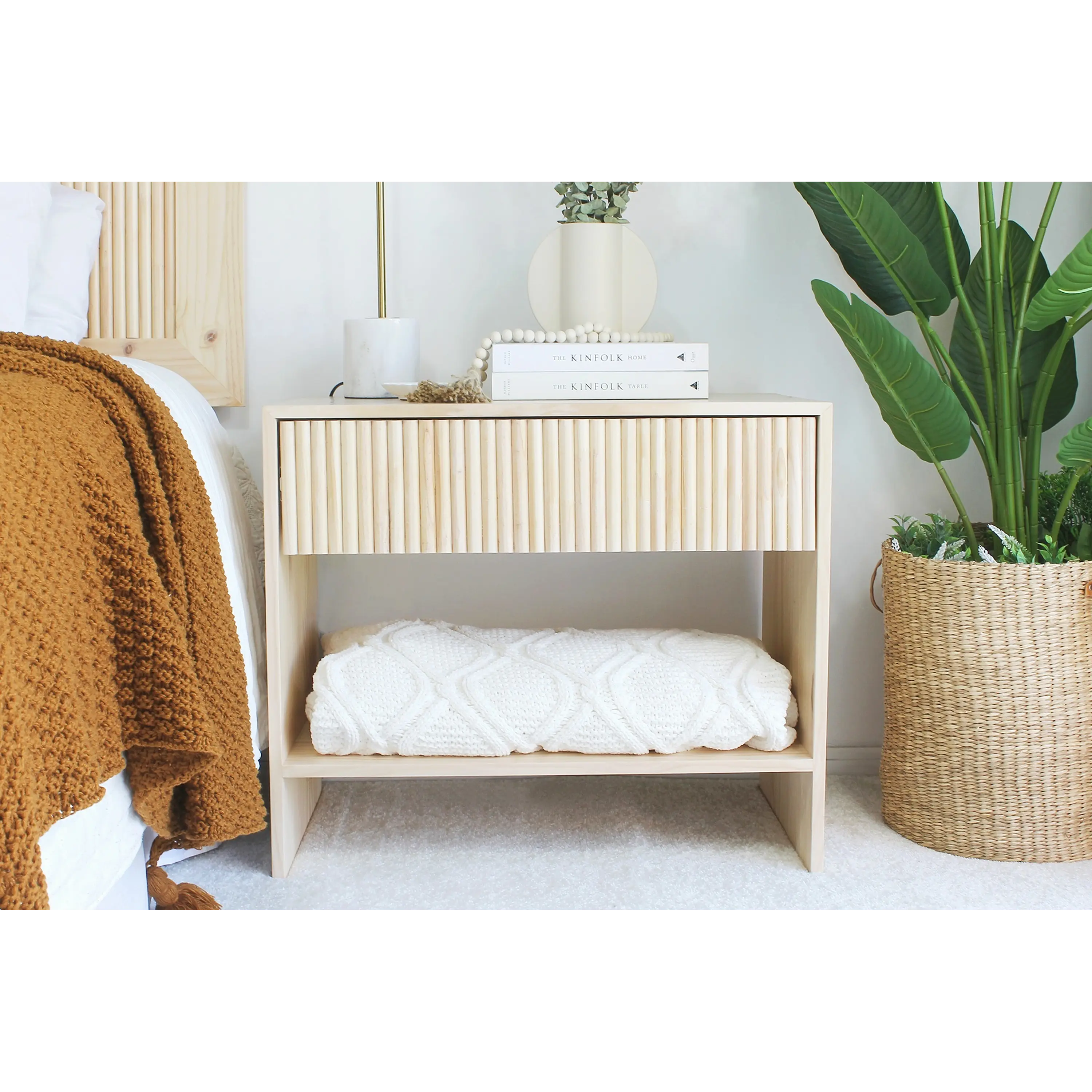 Velador de madera / Modelo Nook XL STOCK  4