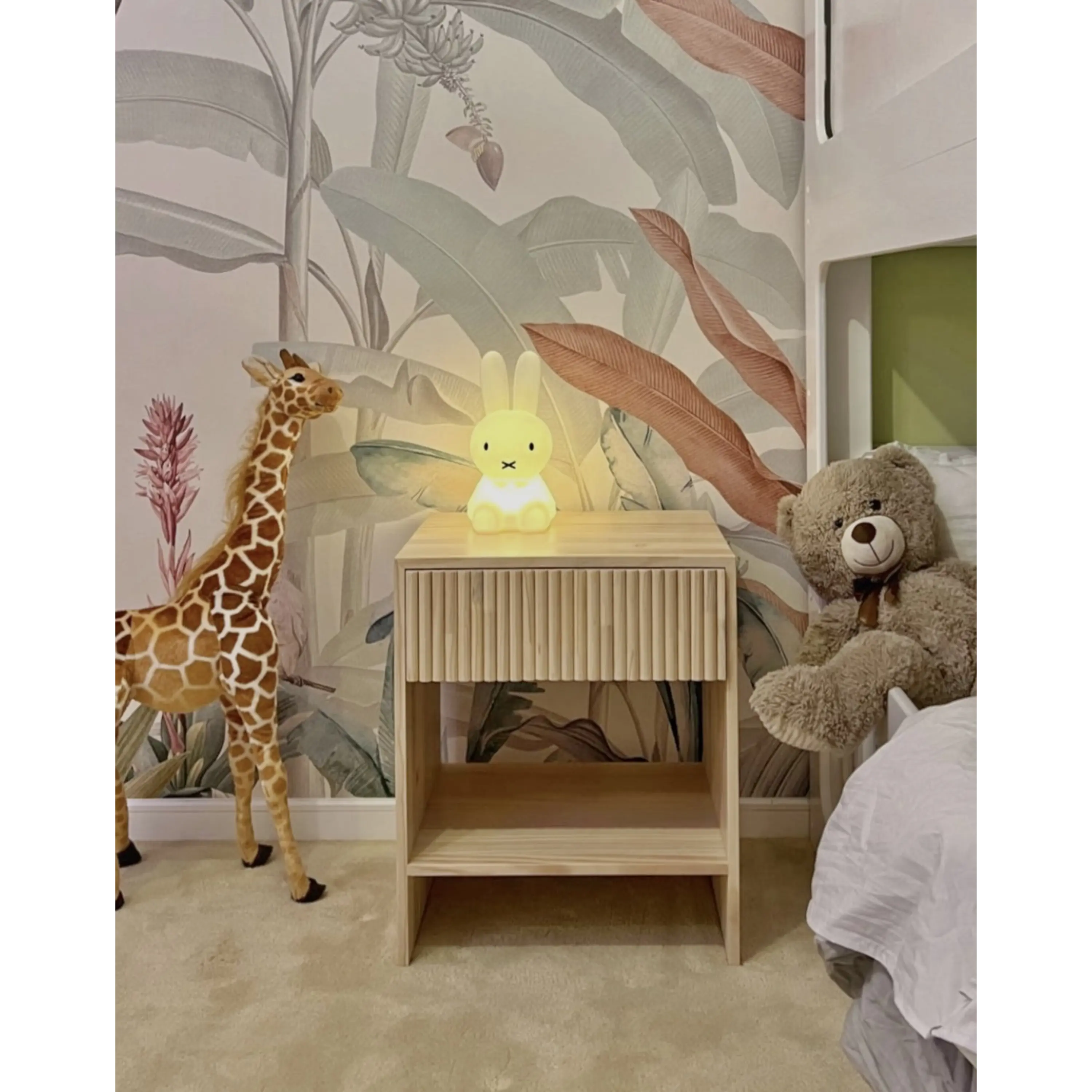 Velador de madera / Modelo Nook XL STOCK  5
