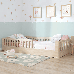 Cama Montessori / 1 plaza y media 