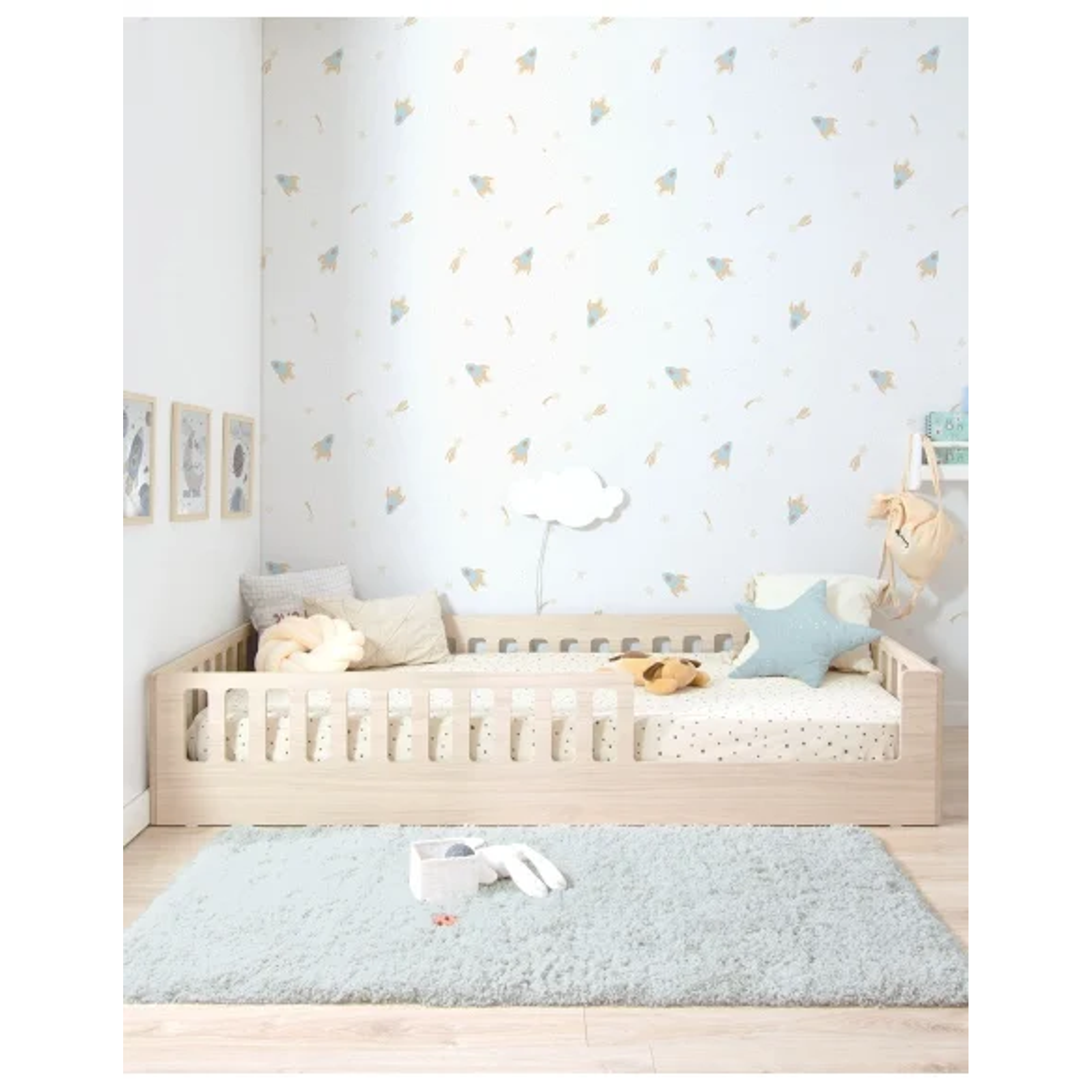 Cama Montessori / 1 plaza y media  2