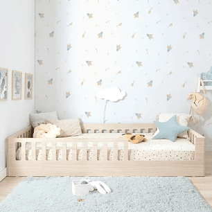 Cama Montessori / 1 plaza y media 
