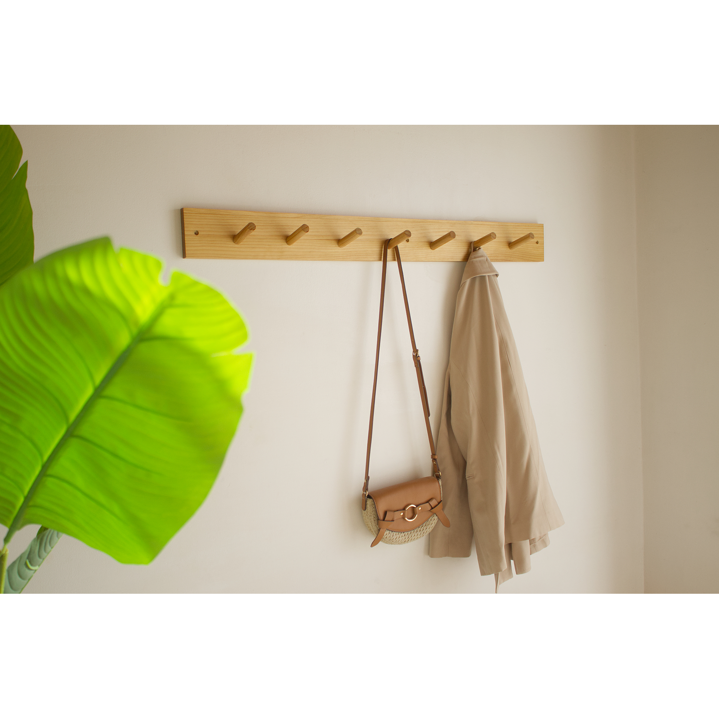 Perchero Basic de madera (opción medidas y colores)  1
