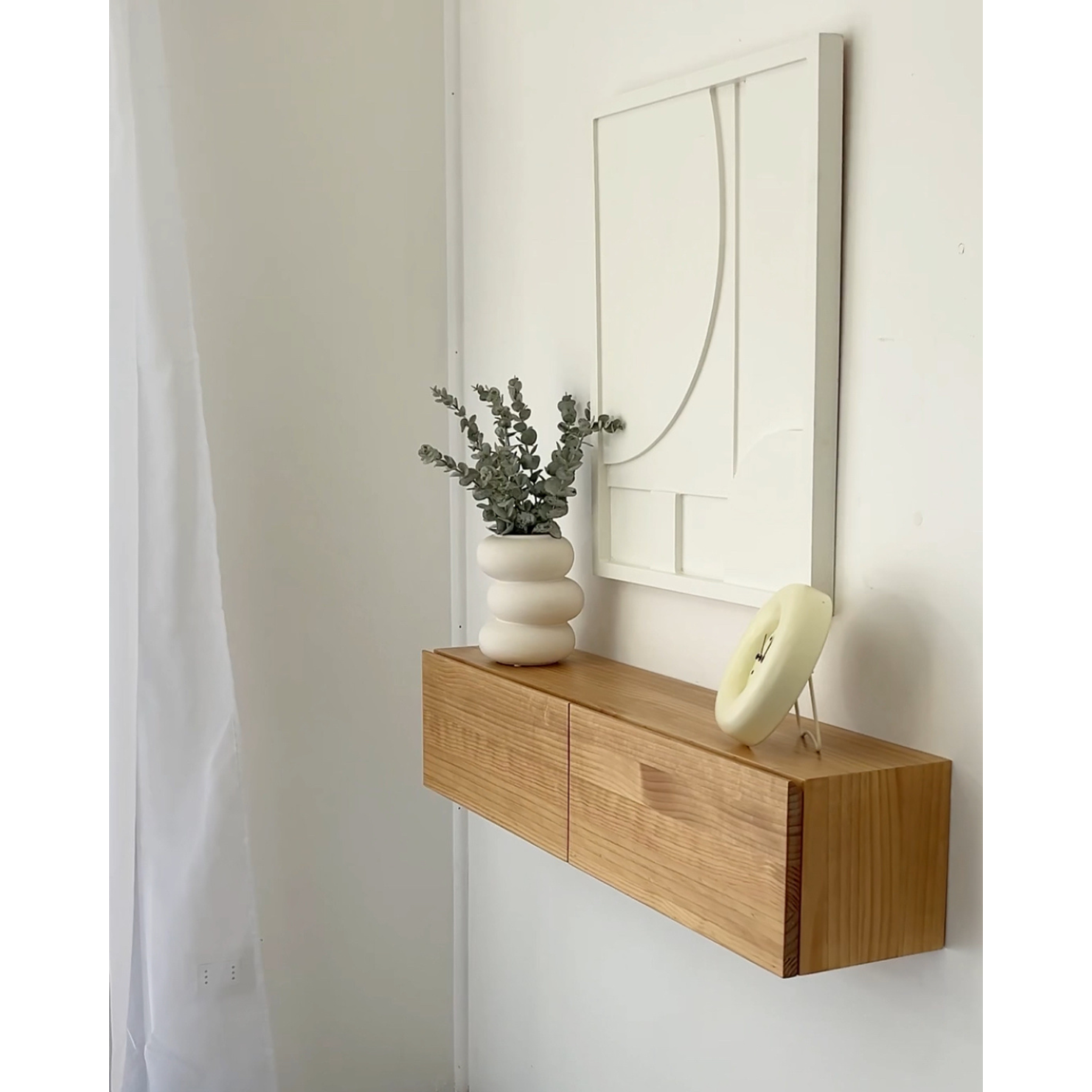 Mueble flotante Cádiz / Arrimo con Puertas (opción medidas y colores)  2