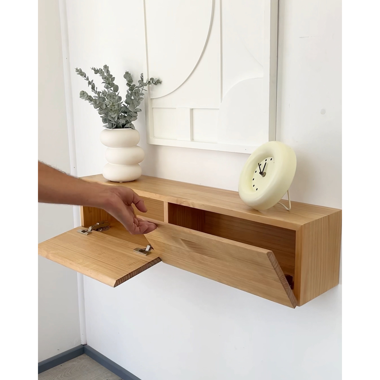 Mueble flotante Cádiz / Arrimo con Puertas (opción medidas y colores)  7