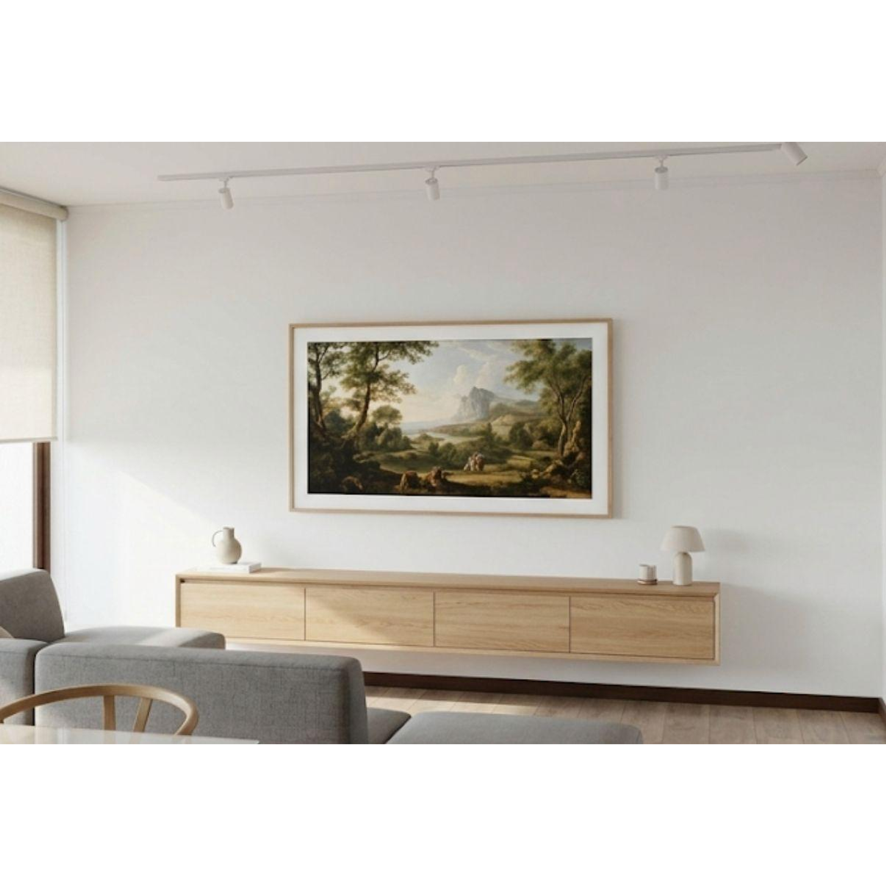 Rack flotante Atenas personalizado 220x25x30cm.  1