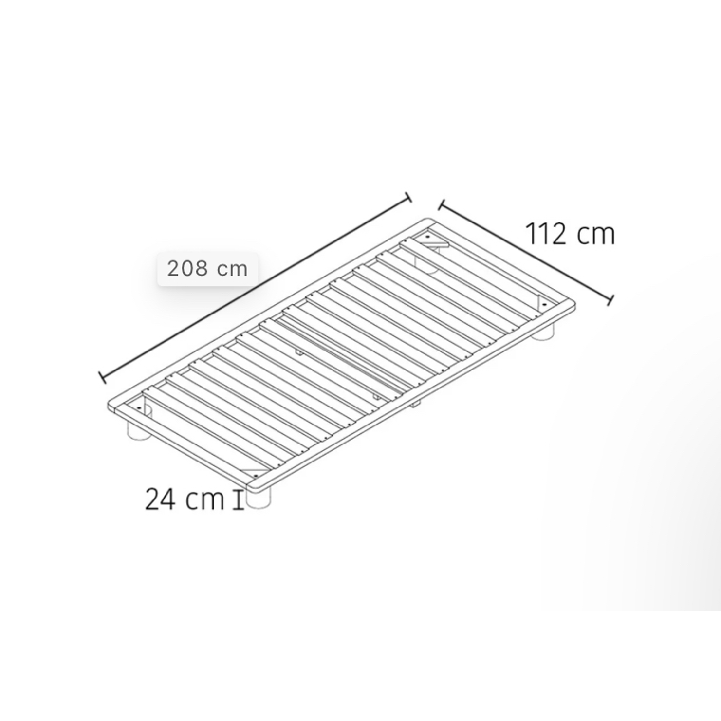 Cama Caprice madera maciza / 1.5 plazas  3