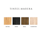 Repisa Lineal de madera / color natural (valor unitario)  - Miniatura 7