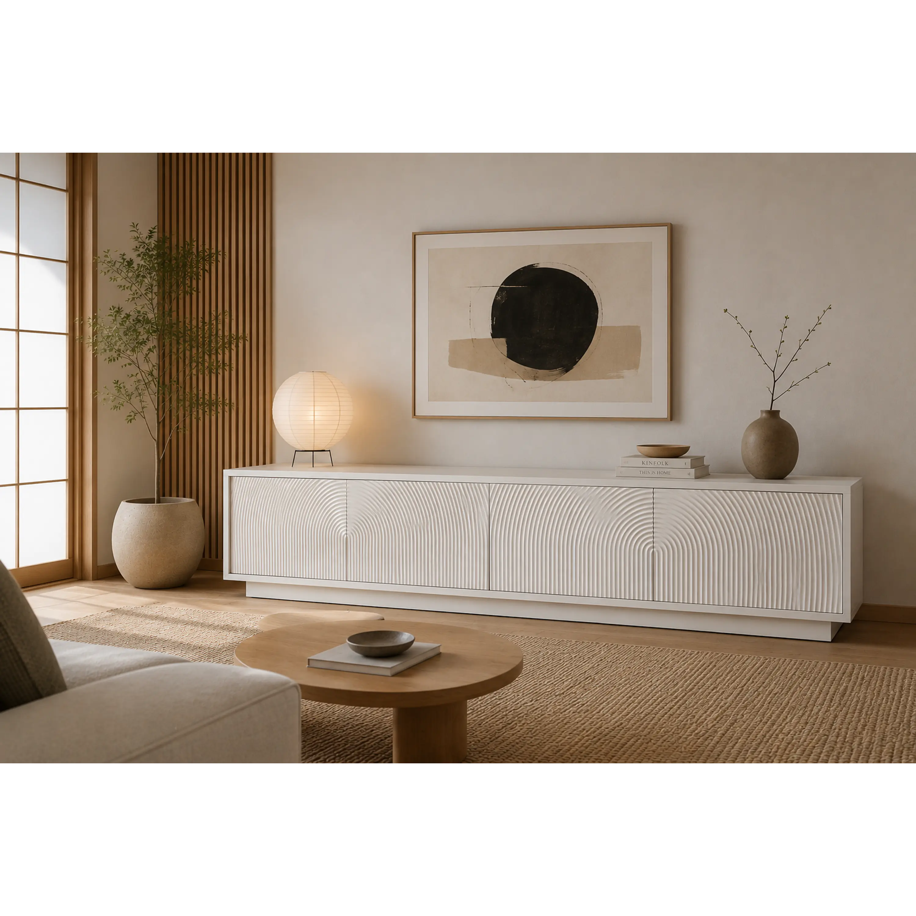 Rack Aurus blanco / Diseño arcos fresado  1