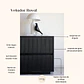 Velador de madera / Modelo Royal negro 50 cm. largo  - Miniatura 5