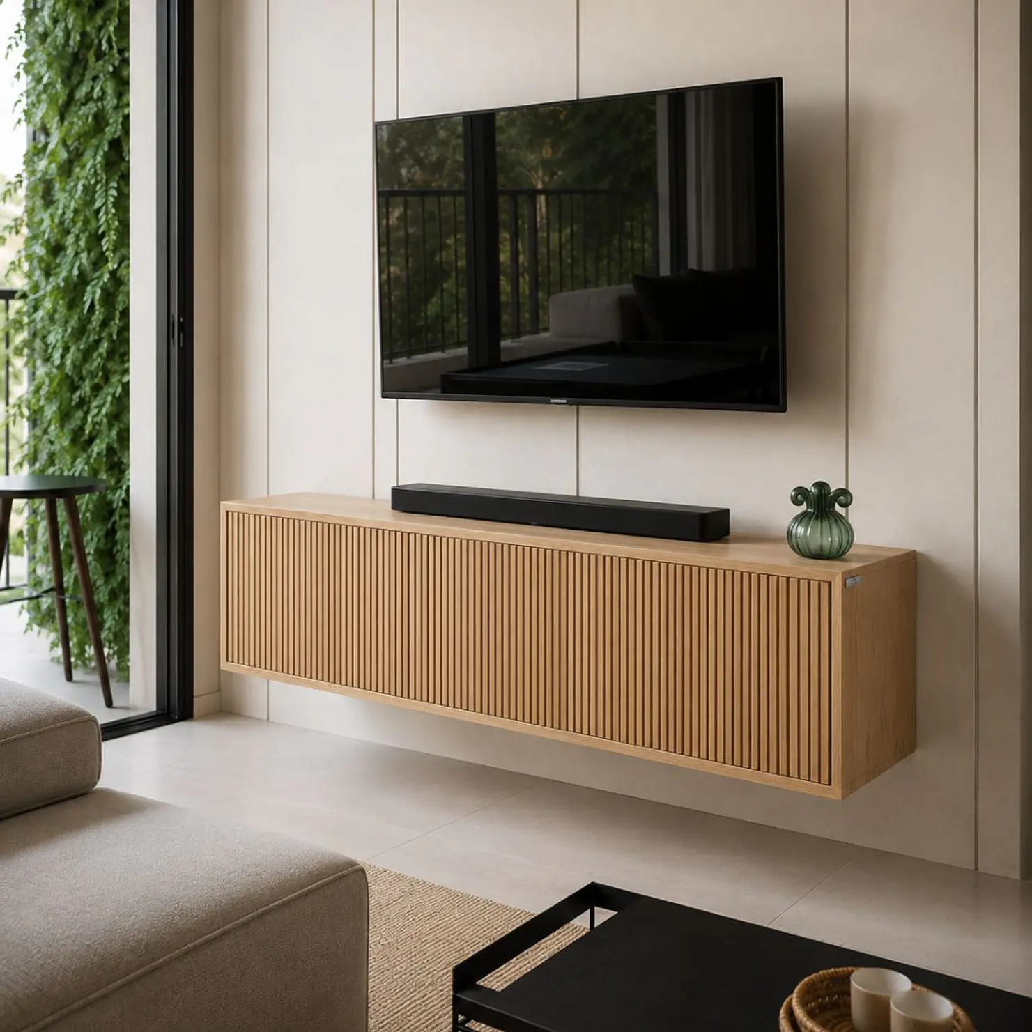 Mueble flotante de madera / Modelo Venecia  1