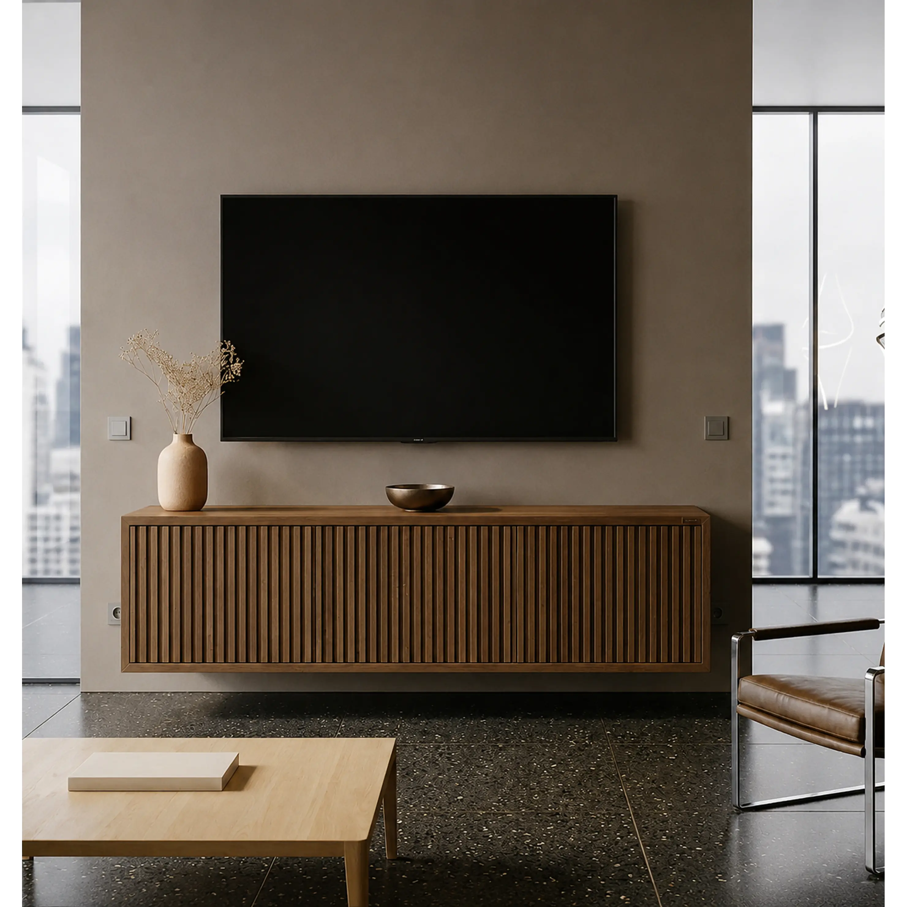 Mueble flotante de madera / Modelo Venecia  2