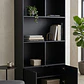Mueble librero Aura  / Madera blanqueada con puertas de palilaje redondeado  - Miniatura 4