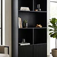 Mueble librero Aura  / Madera blanqueada con puertas de palilaje redondeado  - Miniatura 2