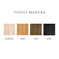 Repisa Lineal de madera / Tinte negro (valor unitario)  - Miniatura 7