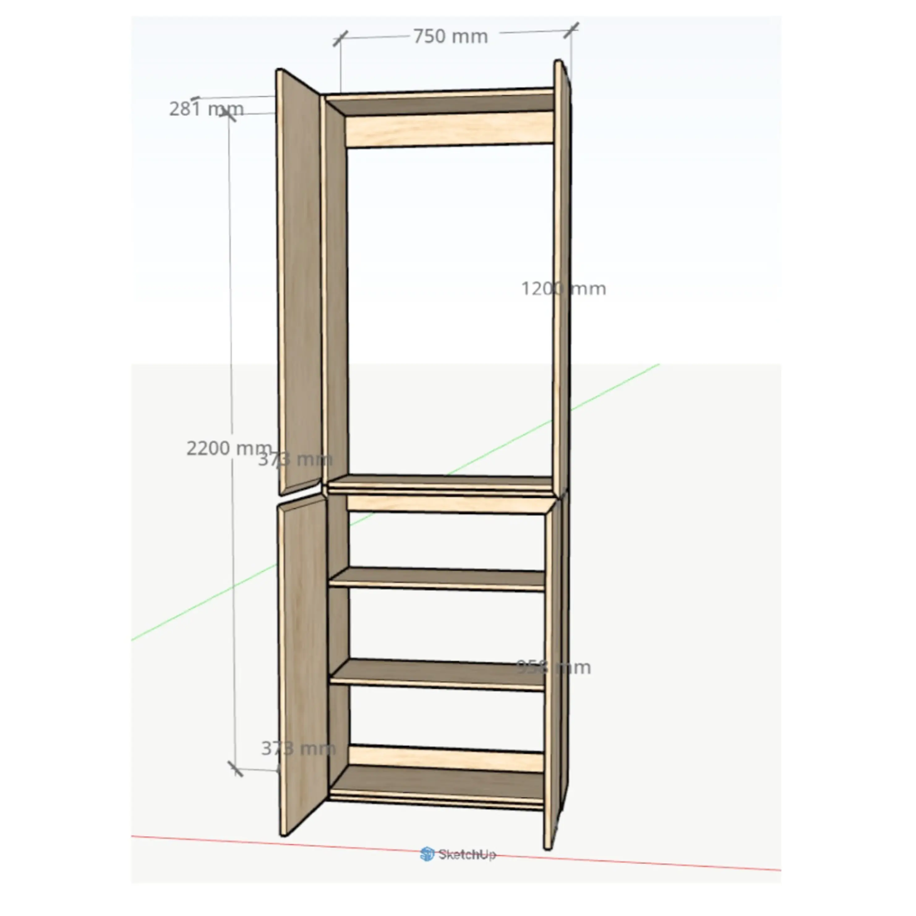 Mueble organizador de entrada  2