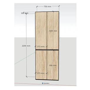 Mueble organizador de entrada 
