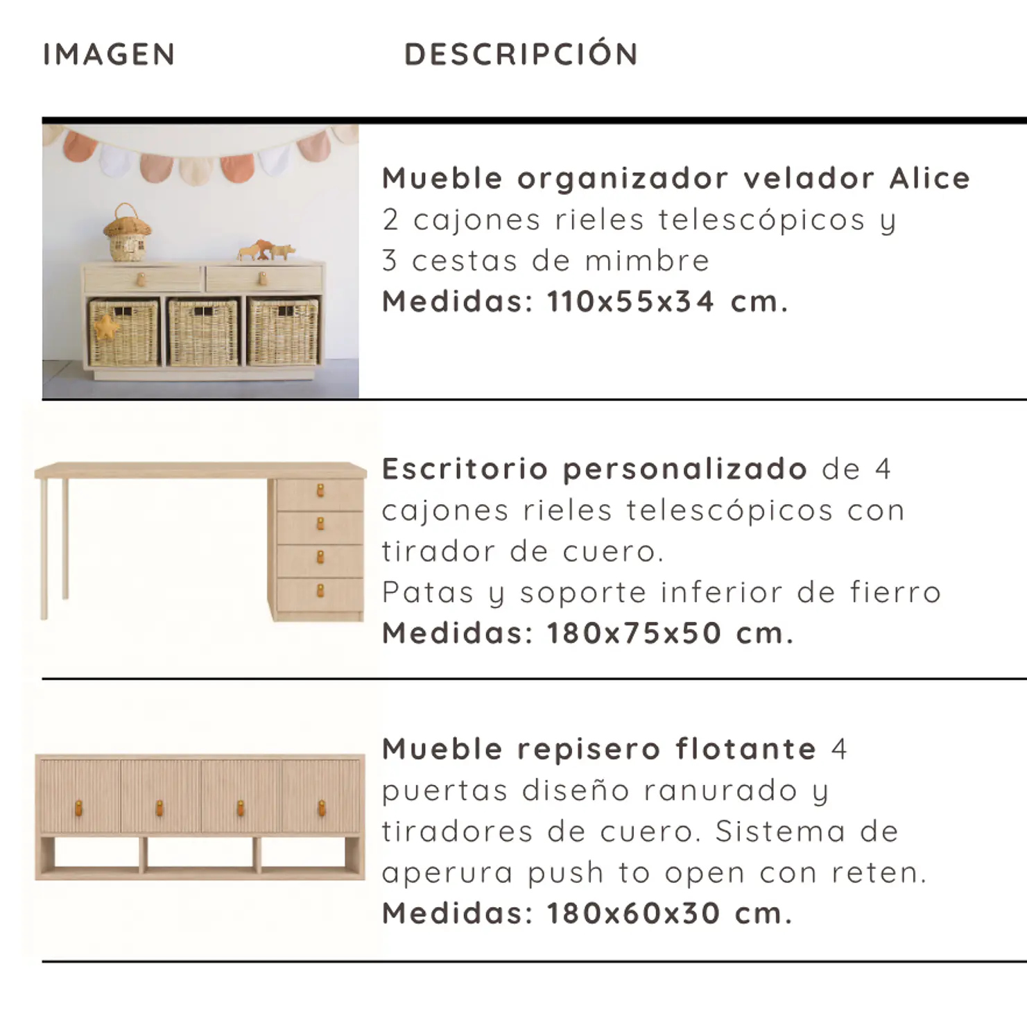 Proyecto dormitorio / velador, escritorio y mueble flotante  1