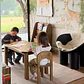 Conjunto mesa infantil + 2 sillas Waves  - Miniatura 1