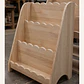 Librero infantil de madera Scalloped / Hecho de madera maciza  - Miniatura 2