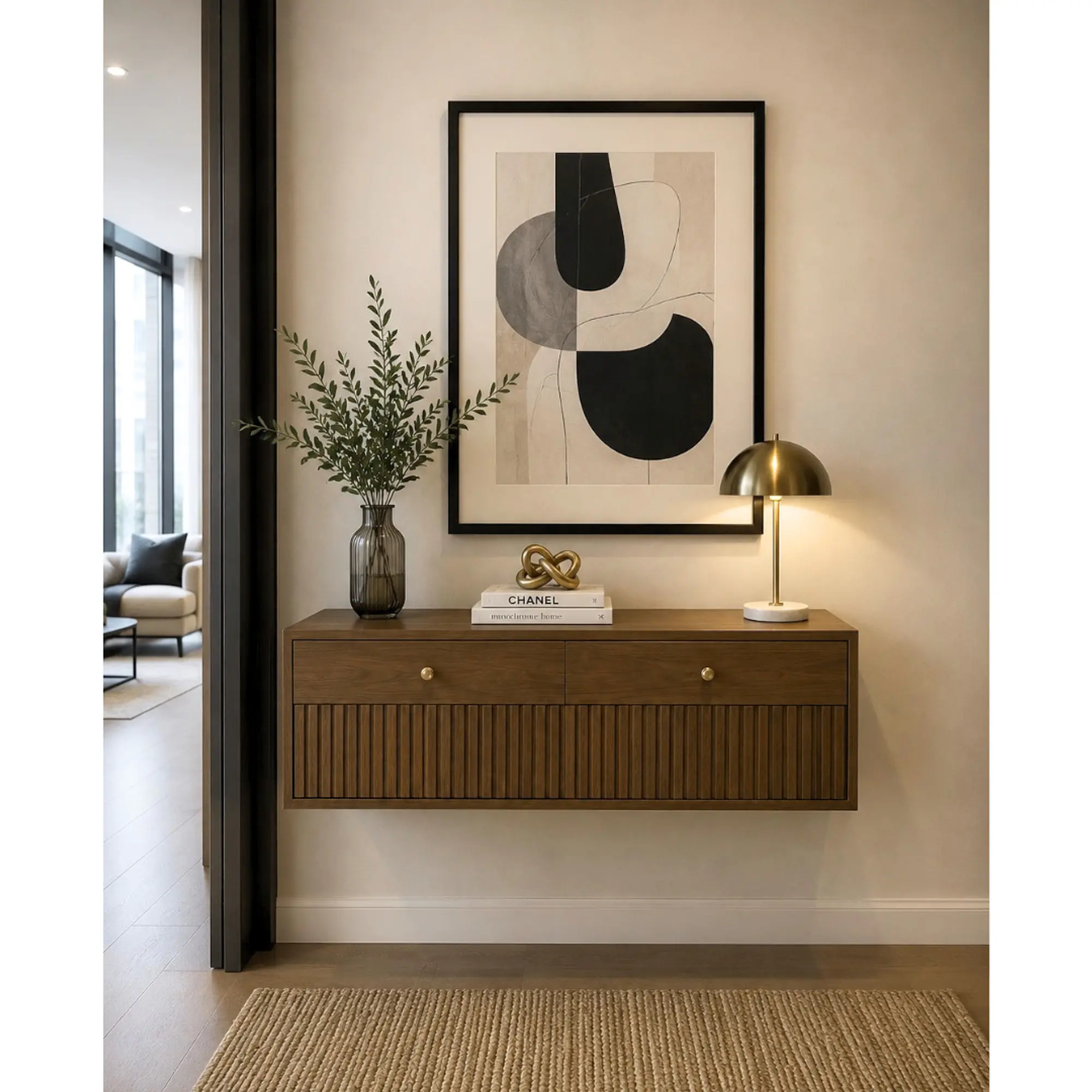 Mueble flotante de madera / Modelo Madison  1