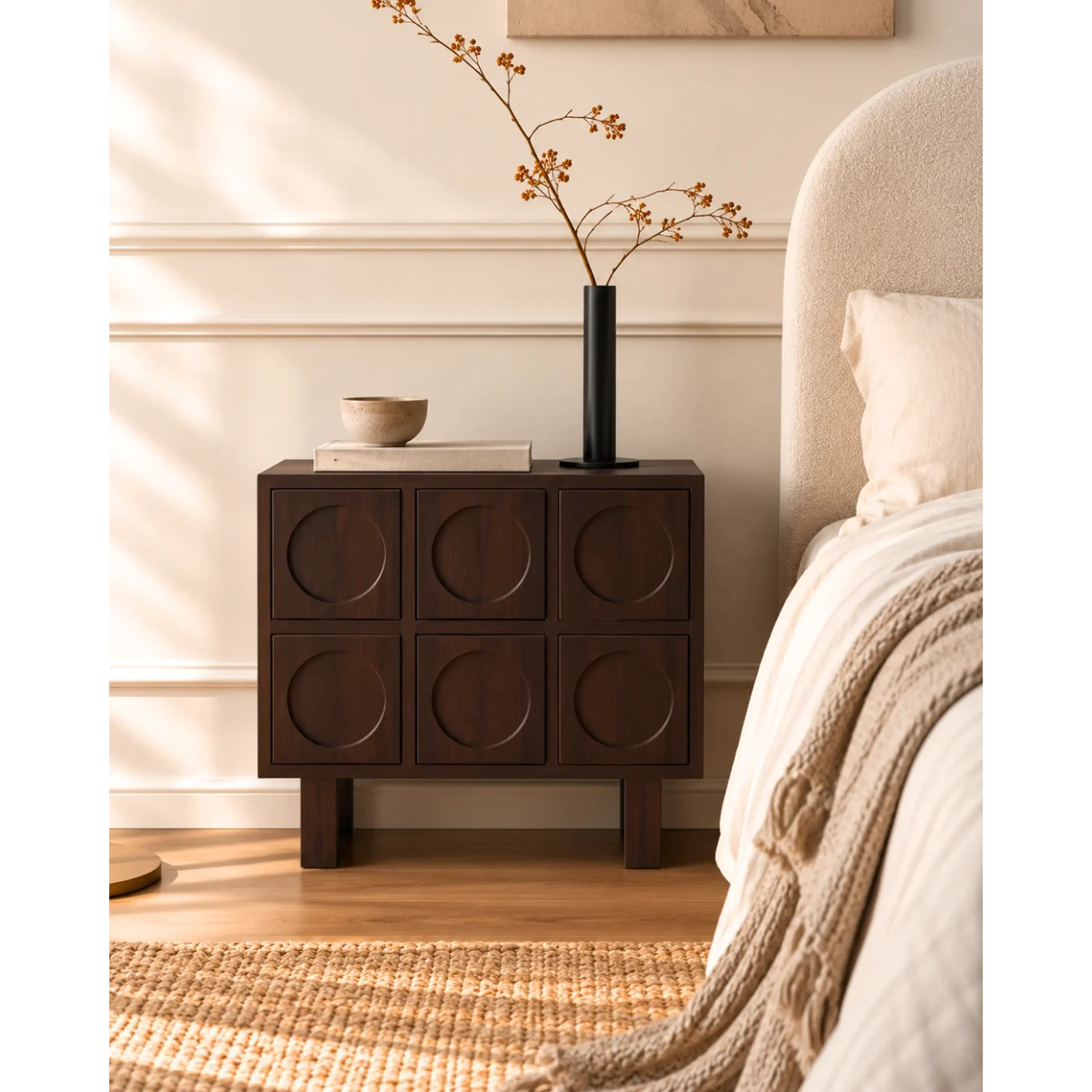 Velador Halo / Madera maciza  1