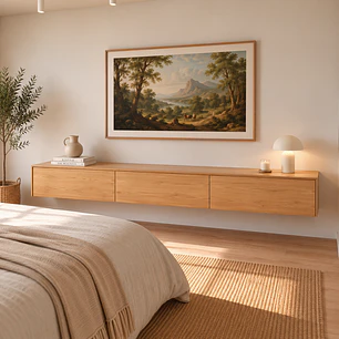 Mueble flotante de madera Londres