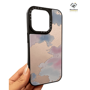 Carcasa diseño iPhone nubes espejo 