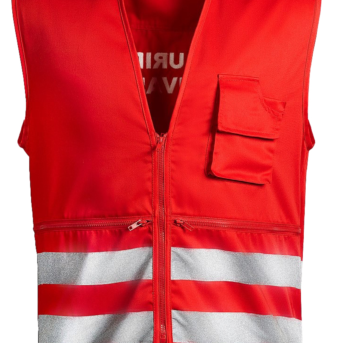Chaleco Geólogo Seguridad Privada Rojo Talla S 1