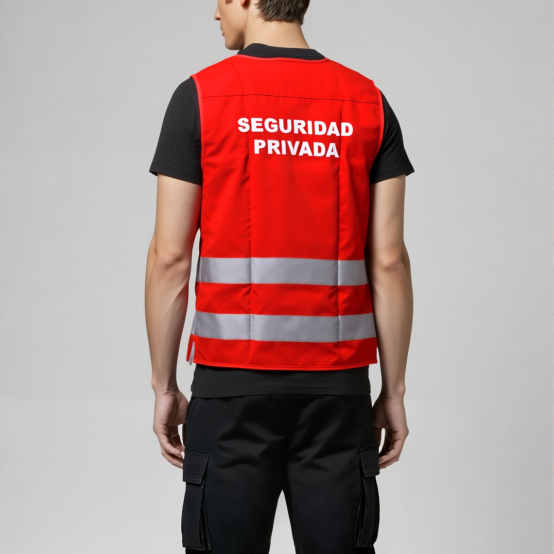 Chaleco Geólogo Seguridad Privada Rojo Talla S 4