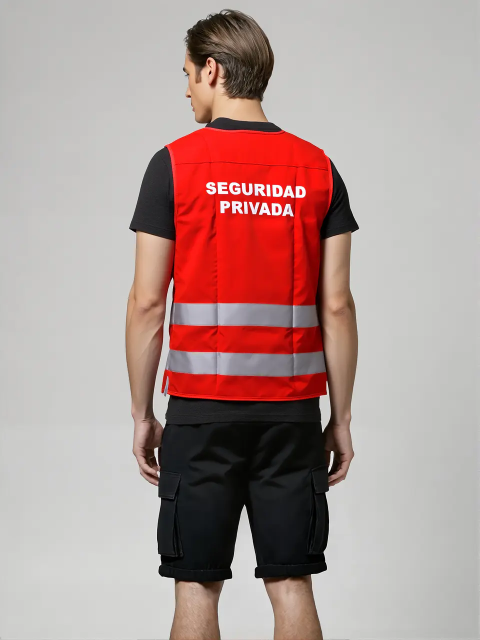 Chaleco Geólogo Seguridad Privada Rojo Talla S 4