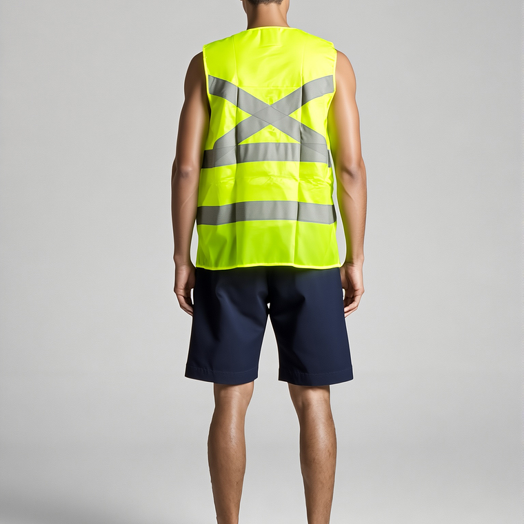 Chaleco Reflectante Amarillo Seguridad - 50 Unidades 3