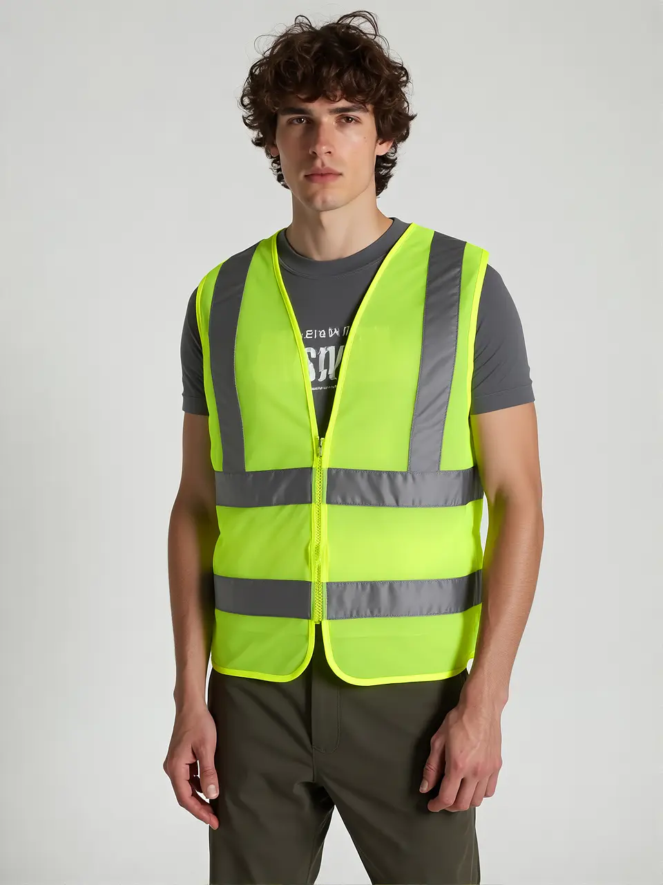 Chaleco Reflectante Amarillo Seguridad - 50 Unidades 2