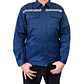 Chaqueta De Trabajo Reflectante Gabardina Azul - Miniatura 5