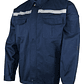 Chaqueta De Trabajo Reflectante Gabardina Azul - Miniatura 1