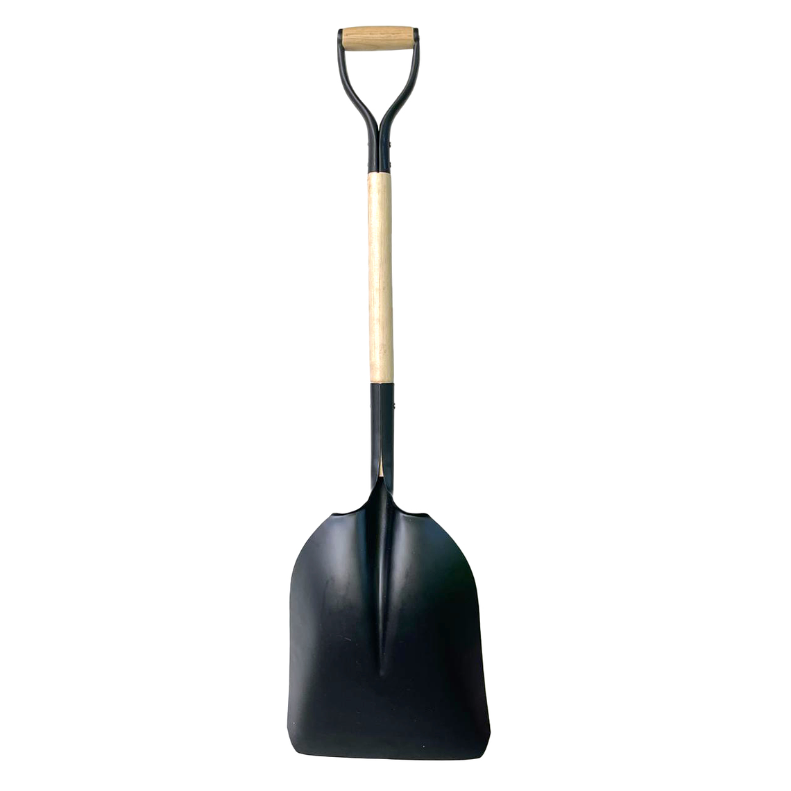 Pala Carbonera Metálica Mango De Madera 3