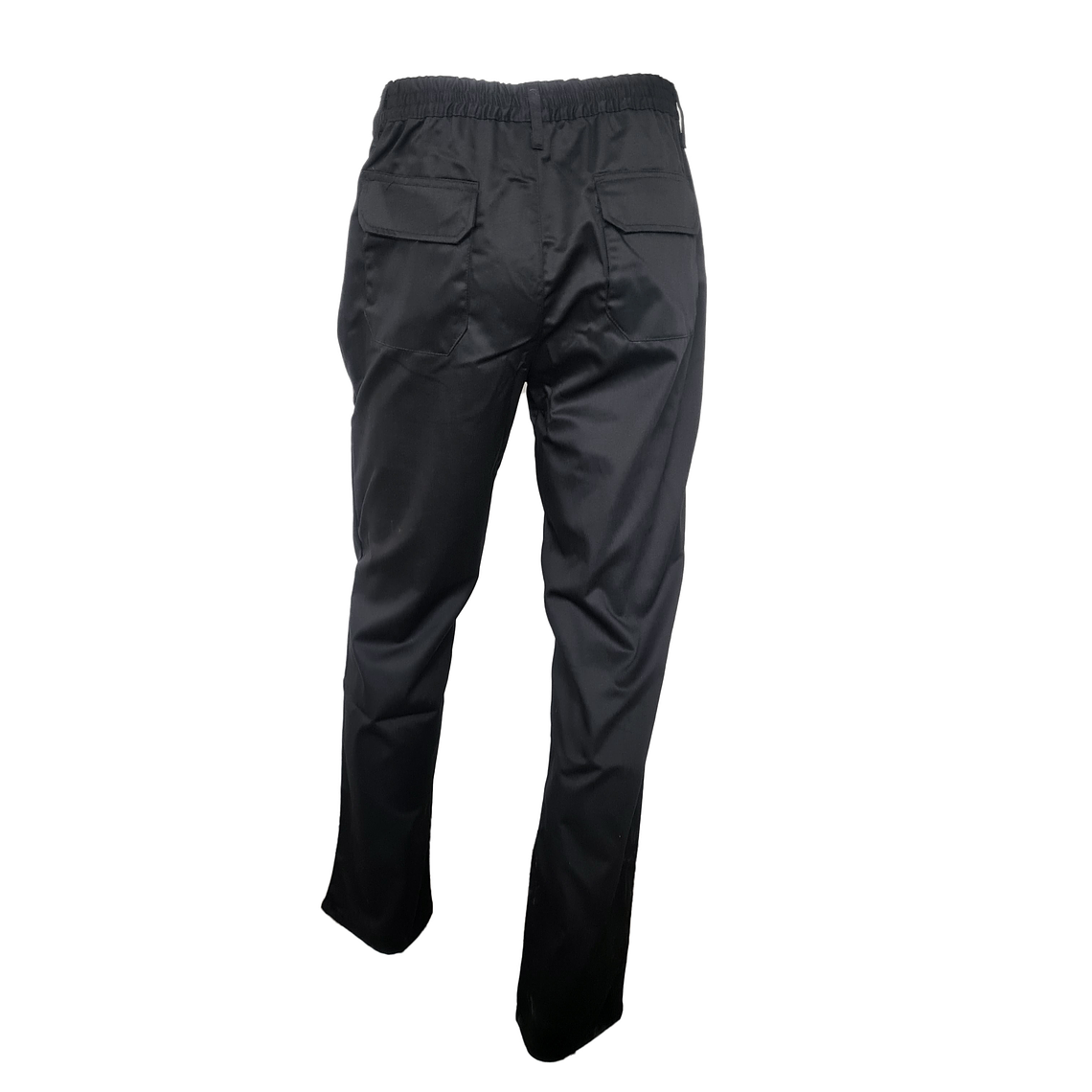 Pantalon De Vestir Negro Hombre Elasticado 220gsm 4