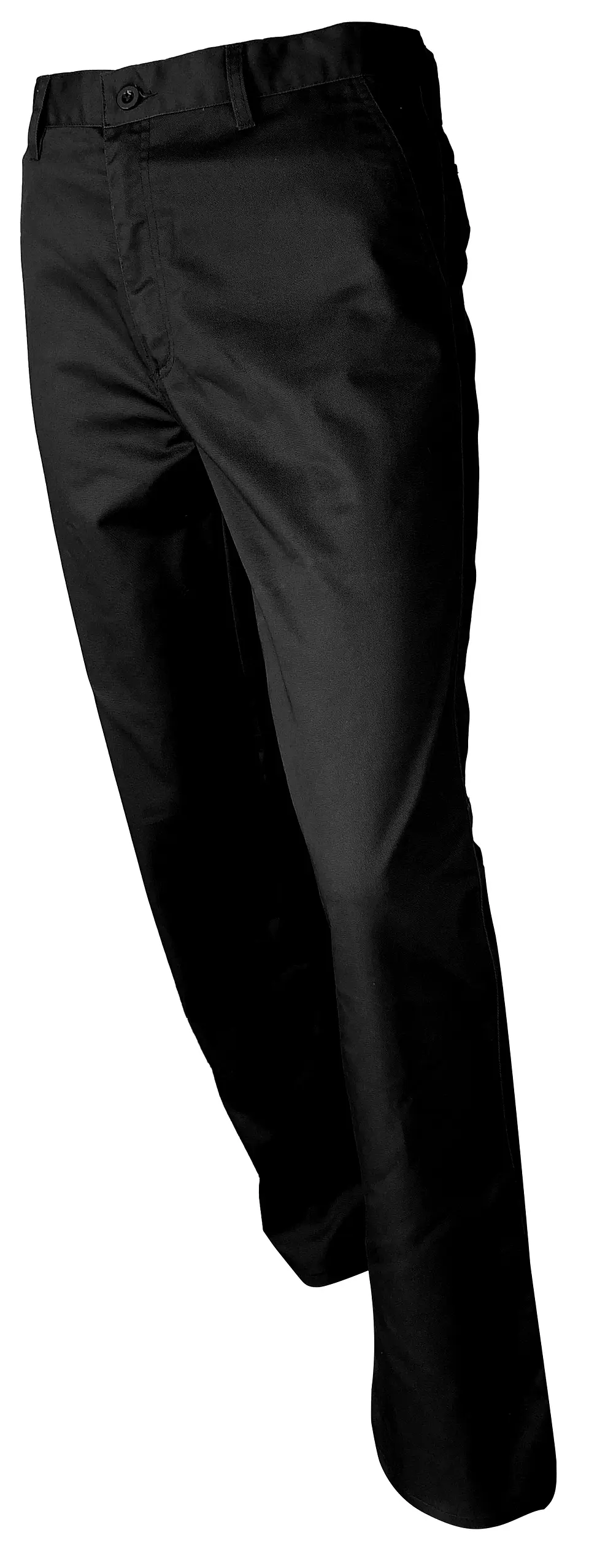 Pantalon De Vestir Negro Hombre Elasticado 220gsm 3