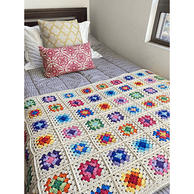 KIT PIECERA 2 PLAZAS GRANNY CRUDO