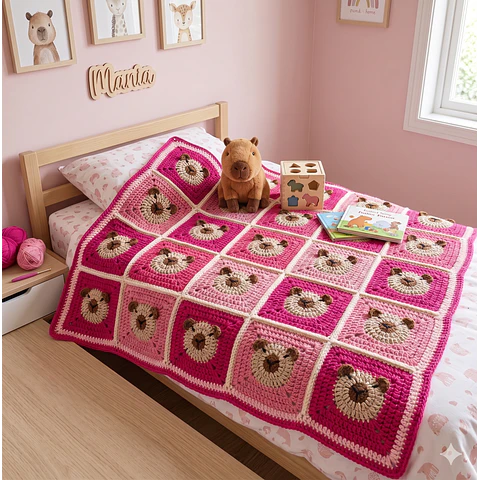 TALLER DE CROCHET ONLINE GRANNY CAPIBARA