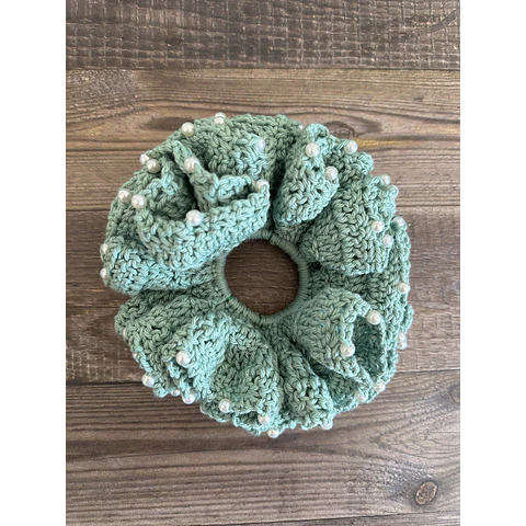 Scrunchies Tejidos a Crochet