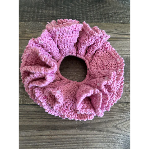 Scrunchies Tejidos a Crochet