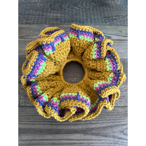 Scrunchies Tejidos a Crochet