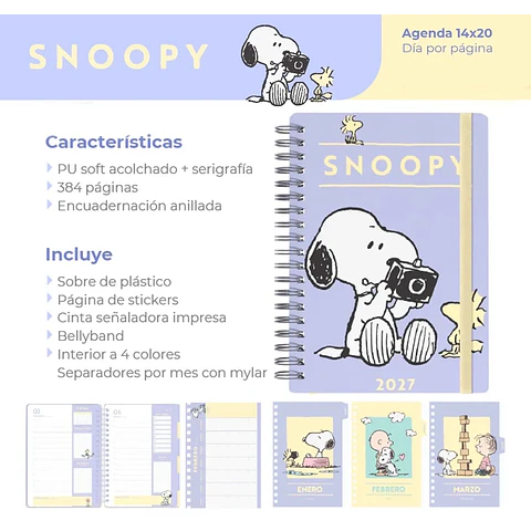 AGENDA SNOOPY 2027