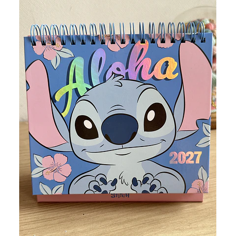 CALENDARIO ESCRITORIO STITCH 2027