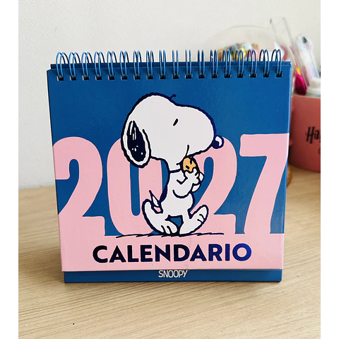 CALENDARIO ESCRITORIO SNOOPY 2027