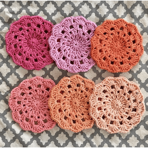 POSAVASOS A CROCHET