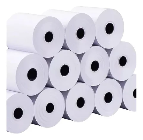 Pack de 50 Rollos de Papel Termico originales tuu 58mm