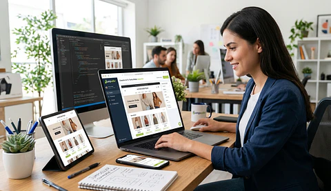 pagina web e-commerce con integracion de boleta factura  + despachos bluexpress + pos para pagos presenciales 