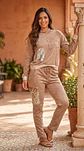 Conjunto jogger y Polerón Corazones - Miniatura 3
