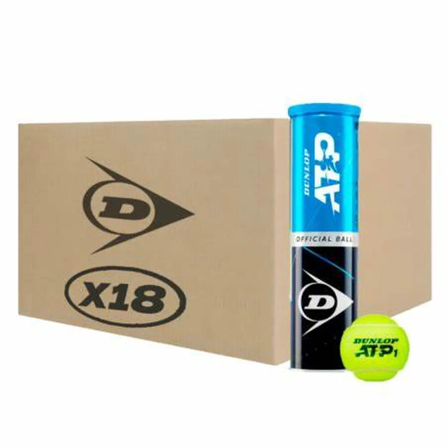 Caja de 18 Tarros Dunlop ATP x4 1
